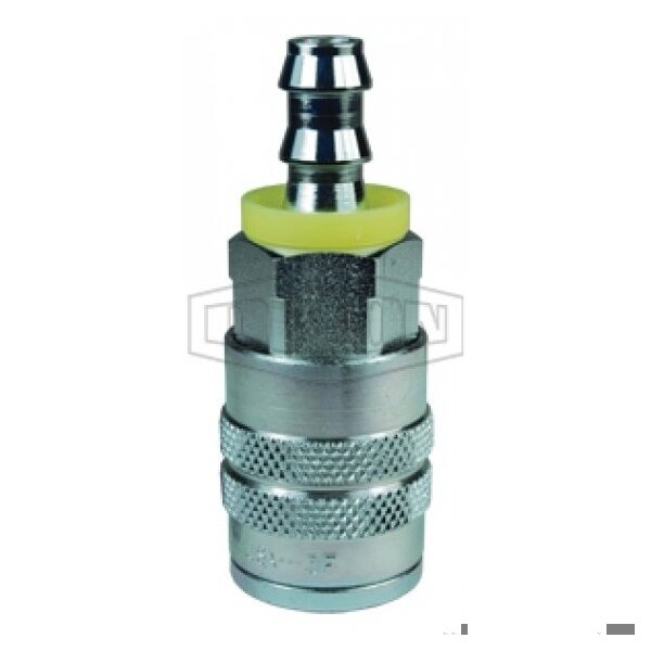 F Series Industrial Quick Disconnect Pneumatic Manual Coupler, 3/8 in Nominal, 500 psi Pressure, Ste